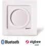 DANFOSS DEVI DEVIreg Display Connect programuojamas išmanusis termostatas su programėlės valdymu, jutikliniu ekranu, poliarinės baltos spalvos (RAL 9016)