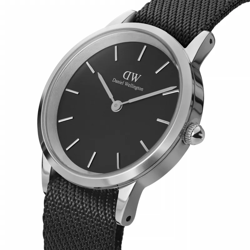 DANIEL WELLINGTON Classic Vyriškas Laikrodis 40mm Rožinis Auksas Nerūdijantis Plienas Juoda Oda