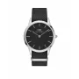DANIEL WELLINGTON Classic Vyriškas Laikrodis 40mm Rožinis Auksas Nerūdijantis Plienas Juoda Oda