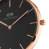 DANIEL WELLINGTON Classic Petite Moteriškas Laikrodis 36mm Rožinis Auksas Nerūdijančio Plieno Tinklelis DW00100303