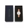 DANIEL WELLINGTON Petite Lumine 32mm sidabrinis laikrodis su perlų motinos ciferblatu ir sidabriniu tinklelio dirželiu DW00100773
