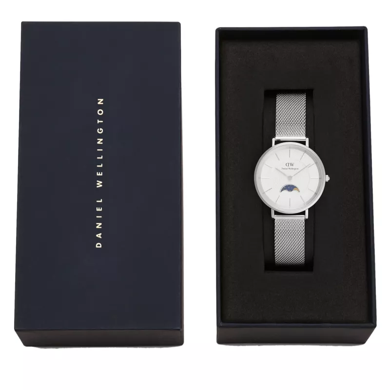 Daniel Wellington Petite Lumine Watch 32mm Rose Gold Stainless Steel Mesh