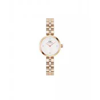 DANIEL WELLINGTON Petite Lumine Moteriškas Laikrodis 22mm Rožinio Aukso Nerūdijančio Plieno Tinklelis DW00100717