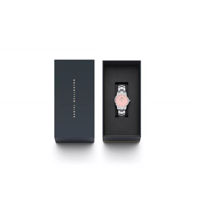 DANIEL WELLINGTON Petite Lumine Moteriškas Laikrodis 28mm Rožinis Auksas DW00100534