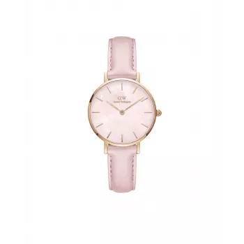 DANIEL WELLINGTON Petite Lumine Moteriškas Laikrodis 28mm Sidabrinis Nerūdijančio Plieno Tinklelis DW00100633