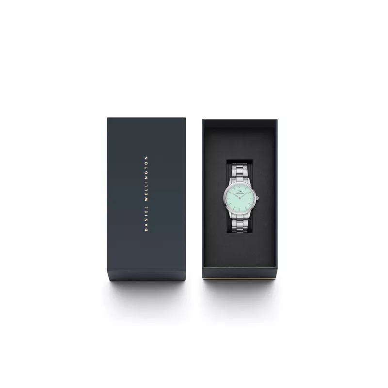 DANIEL WELLINGTON Petite Lumine moteriškas laikrodis 32mm rožinio aukso tinklelis DW00100538