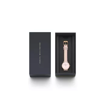 DANIEL WELLINGTON Petite Lumine Moteriškas Laikrodis 32mm Dviejų Spalvų Rožinis Auksas ir Sidabras Nerūdijantis Plienas DW00100514
