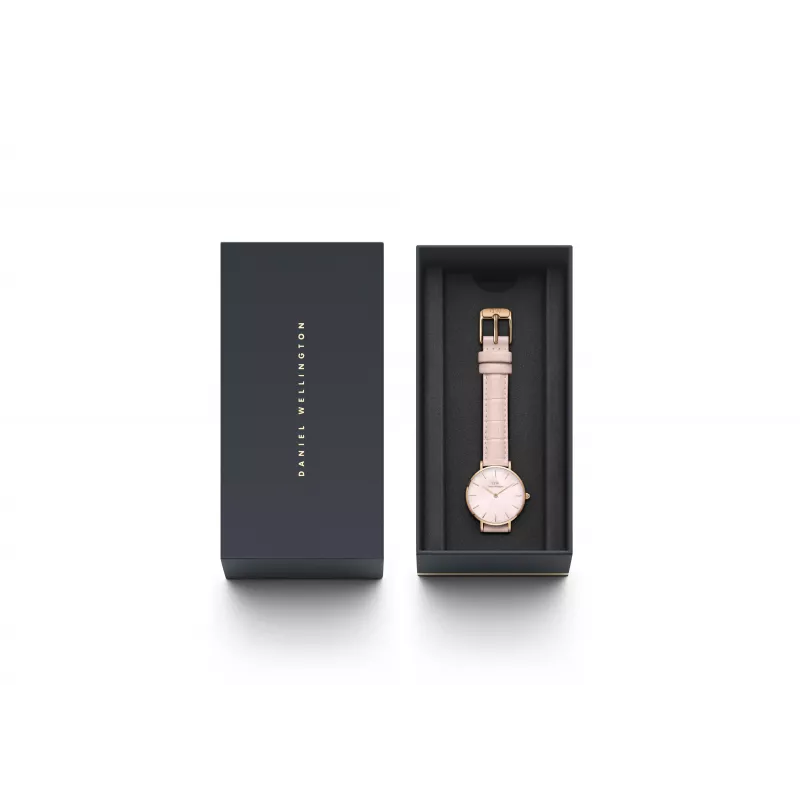 DANIEL WELLINGTON Petite Lumine Moteriškas Laikrodis 32mm Dviejų Spalvų Rožinis Auksas ir Sidabras Nerūdijantis Plienas DW00100514