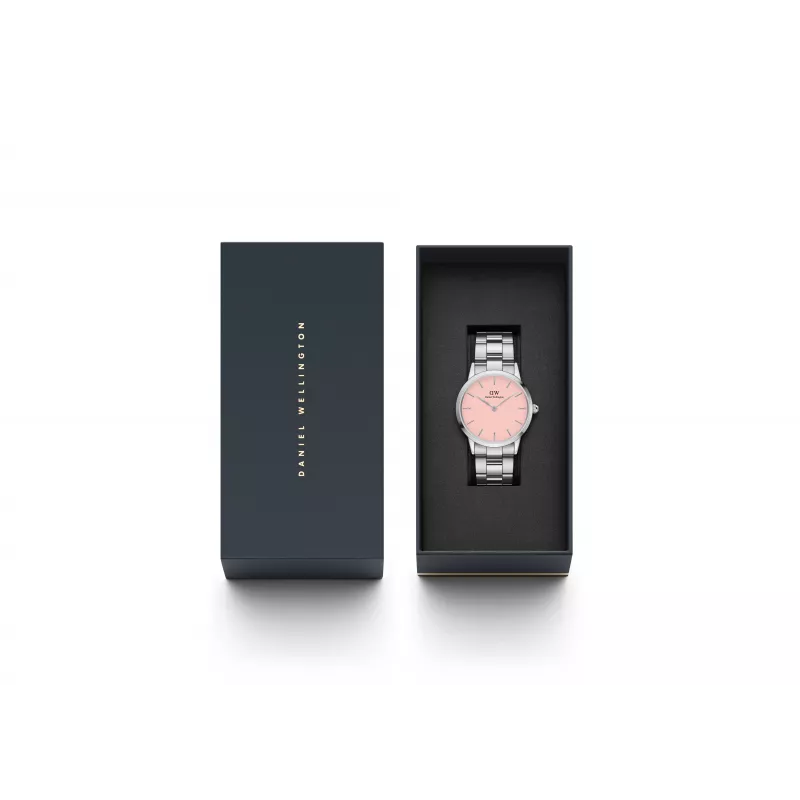 DANIEL WELLINGTON Petite Lumine Moteriškas Laikrodis 36mm Sidabrinis Nerūdijančio Plieno Tinklelis DW00100536