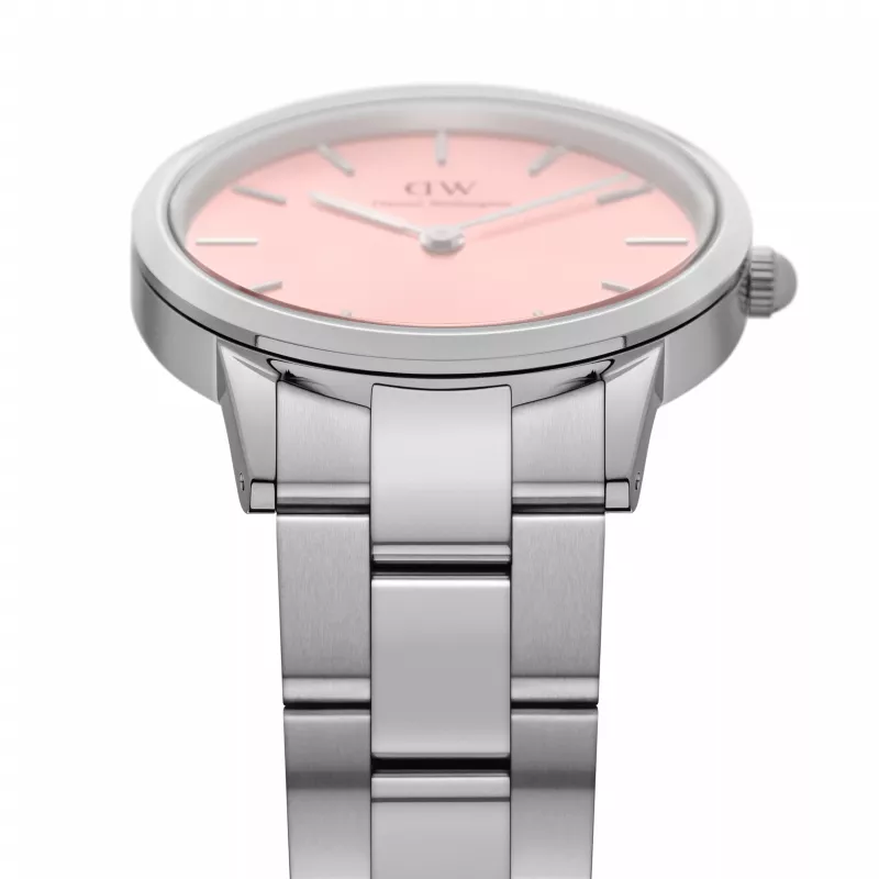 DANIEL WELLINGTON Petite Lumine Moteriškas Laikrodis 36mm Sidabrinis Nerūdijančio Plieno Tinklelis DW00100536
