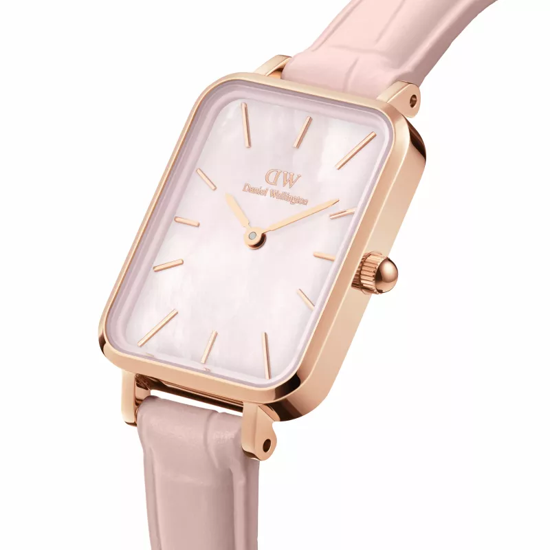 DANIEL WELLINGTON Petite Lumine Moteriškas Laikrodis DW00100508 Rožinis Auksas 20mm