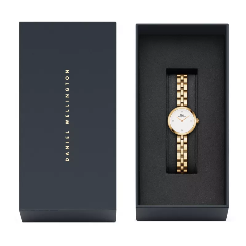 DANIEL WELLINGTON Petite Melrose Moteriškas Laikrodis 22mm Rožinio Aukso Tinklinis Dirželis DW00100715