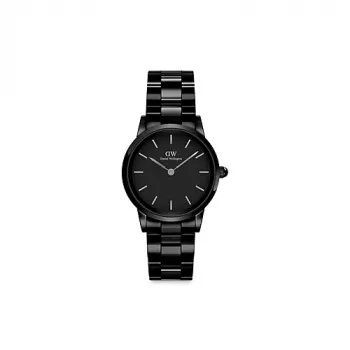 DANIEL WELLINGTON Petite Melrose Moteriškas Laikrodis 28mm Rožinio Aukso Tinklelio Apyrankė DW00100415