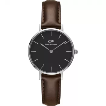 DANIEL WELLINGTON Petite Melrose Moteriškas Laikrodis 28mm Rožinio Aukso Tinklinis Dirželis DW00100233
