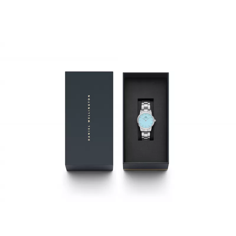 DANIEL WELLINGTON Petite Moteriškas Laikrodis 28mm Auksinis Tinklelis DW00100540