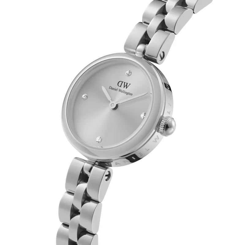 Daniel Wellington Quadro Mini Pressed Sheffield moteriškas laikrodis DW00100719 - 22mm rožinio aukso nerūdijančio plieno korpusas, šviesiai smėlio spalvos ciferblatas, juodas itališkas odinis dirželis