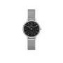 DANIEL WELLINGTON Quadro Moteriškas Laikrodis 28mm Rožinis Auksas Nerūdijantis Plienas Juoda Oda DW00100661
