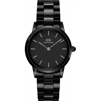 DANIEL WELLINGTON Moteriškas laikrodis DW00100414 32mm Rožinis auksas Nerūdijantis plienas Tinklelis