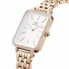 DANIEL WELLINGTON Moteriškas Laikrodis DW00100672 20mm Rožinis Auksas Nerūdijantis Plienas Tinklelis