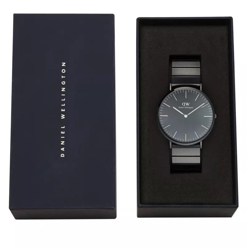 DANIEL WELLINGTON Moteriškas laikrodis DW00100778 32mm Rožinis auksas Nerūdijantis plienas Tinklelis
