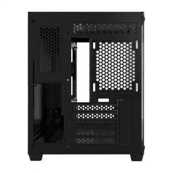 Darkflash C285MP Vidutinio bokšto kompiuterio korpusas, grūdinto stiklo šoninis skydelis, ATX, Black