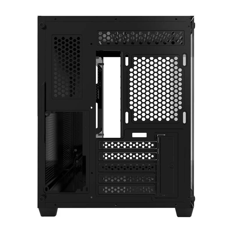 Darkflash C285MP Vidutinio bokšto kompiuterio korpusas, grūdinto stiklo šoninis skydelis, ATX, Black