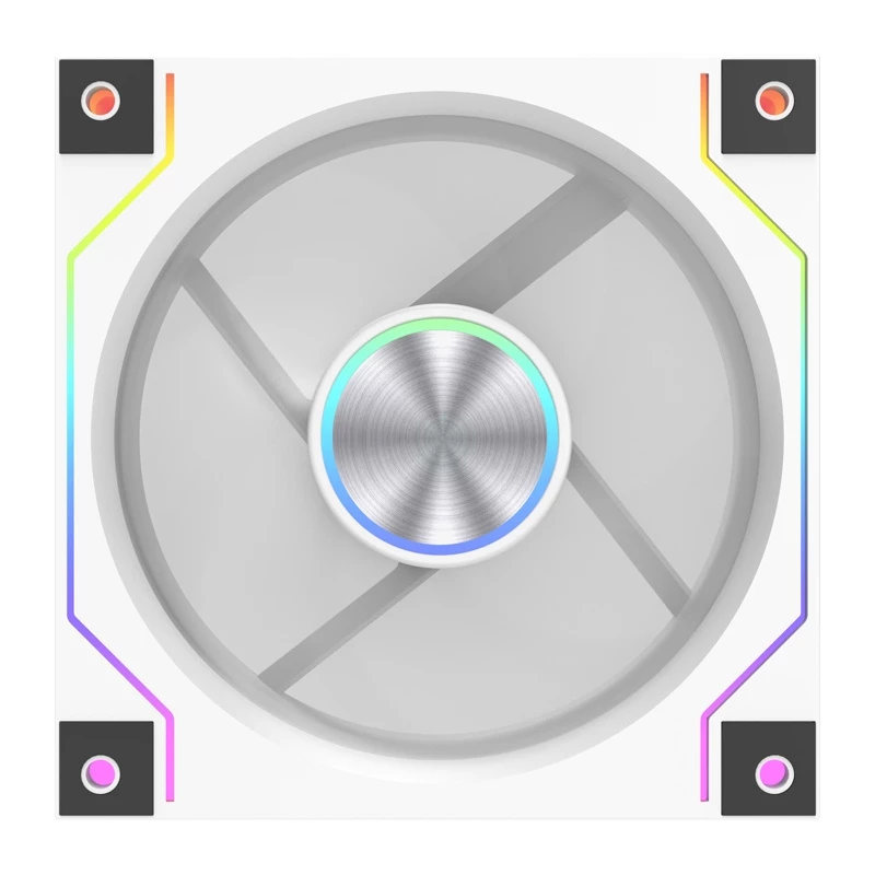 DarkFlash DM20 LINE Cooling Fan (White) 120mm PWM ARGB