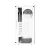 Darkflash DS900W baltas mid-tower kompiuterio korpusas, ATX, grūdintas stiklas, be ventiliatorių