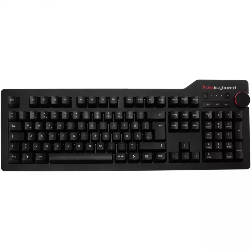 Das Keyboard 4 Professional mechaninė klaviatūra, vokiškas išdėstymas, Cherry MX Brown, juoda