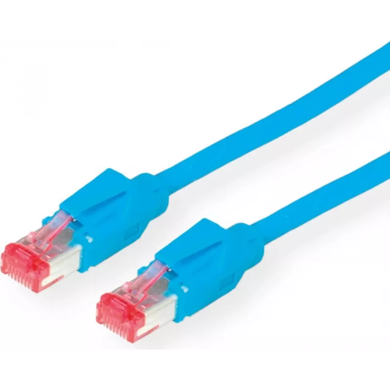 Dätwyler Cat 6 S/FTP LSZH tinklo kabelis, RJ-45 - RJ-45, 3 m, mėlynas 21.05.0034