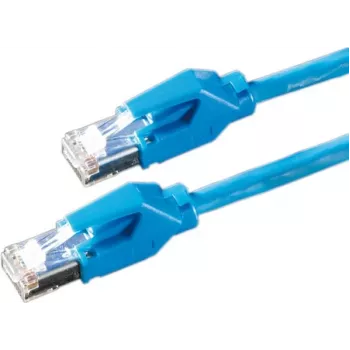 Dätwyler Cat 6 S/FTP LSZH tinklo kabelis, RJ-45 - RJ-45, 3 m, mėlynas 21.05.0034