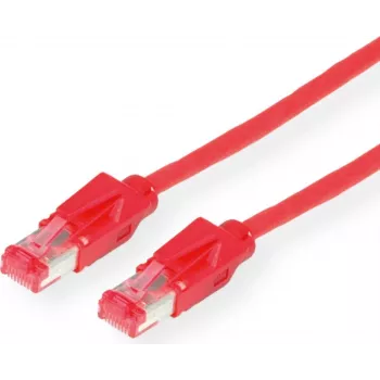 Dätwyler Cat.6 S/FTP tinklo kabelis, RJ45 į RJ45, 10 m, be halogenų, raudonas