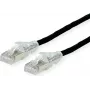 Dätwyler Cat.6 U/UTP LS0H Patch Kabelis, RJ45 AMP v2, Juoda, 20 m