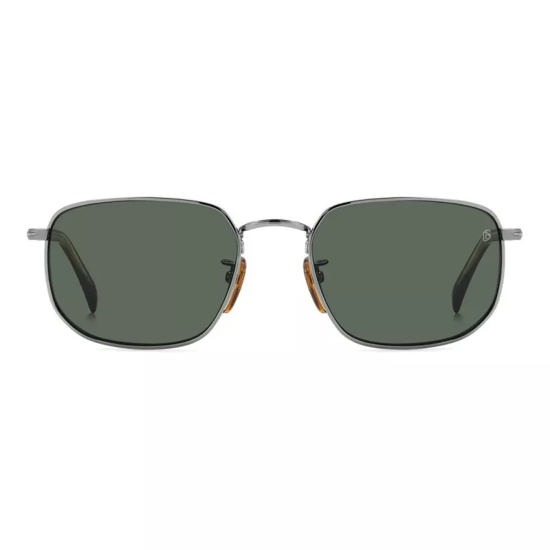 DAVID BECKHAM DB-1143-S-31Z Akiniai Vyrams Tamsiai Havana Žalia 57mm