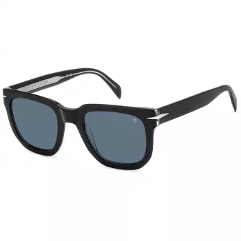 DAVID BECKHAM DB-7118-S-7C5 Vyriški stačiakampiai acetatiniai akiniai nuo saulės Havana Brown 52mm