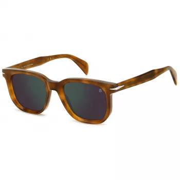 DAVID BECKHAM DB-7133-S-C9B stačiakampiai akiniai nuo saulės Havana Brown 52mm