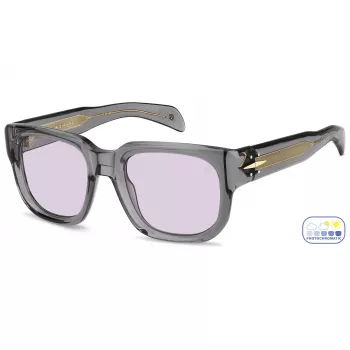 David Beckham DB-7146-S-KB7 Vyriški akiniai nuo saulės Havana acetato rėmelis rudi gradientiniai lęšiai 53mm
