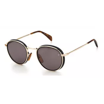 DAVID BECKHAM DB1033S2M2E9I Akiniai Havana Ruda Kvadratiniai Acetatas Vyriški