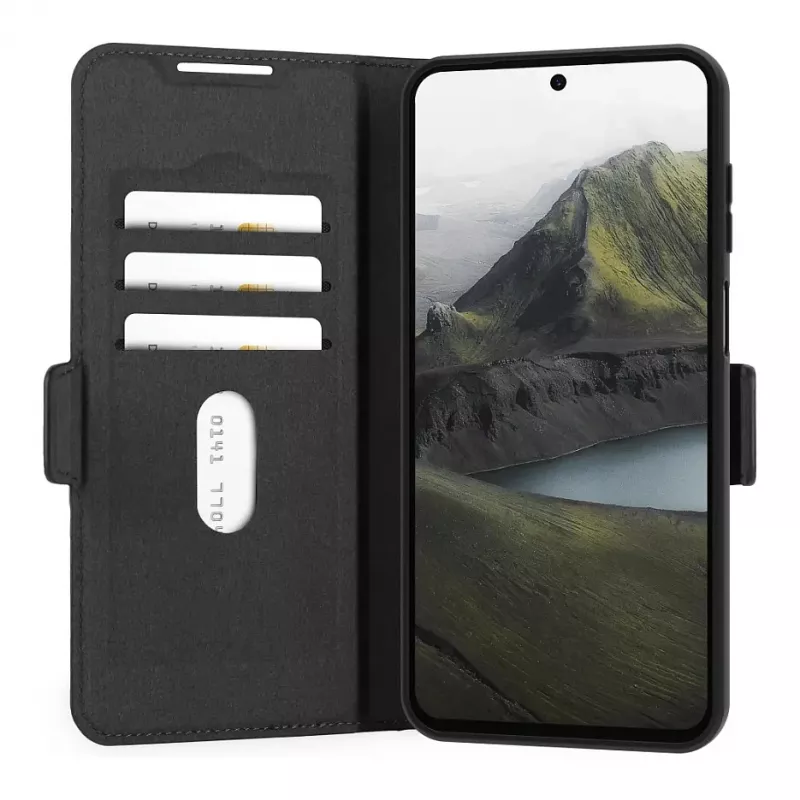 DBRAMANTE 1928 Oslo Pro Wallet Case, skirtas Samsung Galaxy A17 5G - juoda