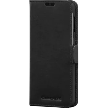 dbramante1928 Copenhagen Flip Case for Mobile Phone - Genuine Leather - Black - for Samsung Galaxy S21+ 5G