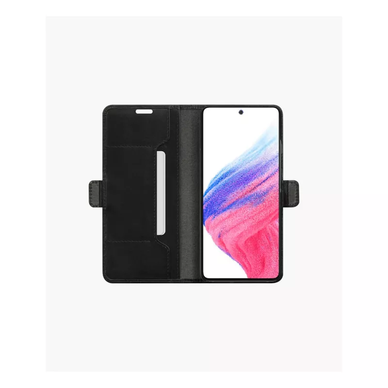 DBRAMANTE1928 Copenhagen Slim Wallet Case, skirtas Samsung Galaxy A53 5G - juoda