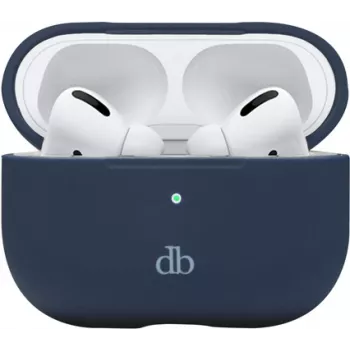 dbramante1928 Costa Rica ausinių dėklas - perdirbtas plastikas, silikonas - Pacific Blue - skirtas Apple AirPods su įkrovimo dėklu
