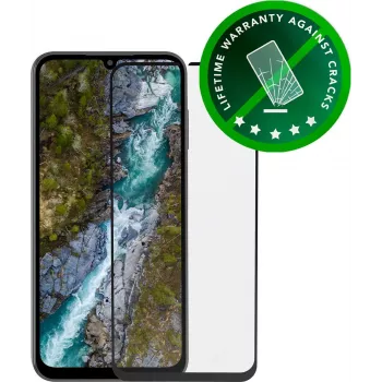 DBRAMANTE1928 Eco-Shield dėklas Samsung Galaxy A25 5G - Black Edge ES25CL006139