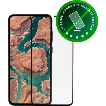 DBRAMANTE1928 Eco-Shield dėklas Samsung Galaxy A35 5G - permatomas su juodu kraštu ES35CL006138