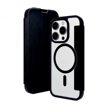 DBRAMANTE1928 Helsinki MagSafe dėklas iPhone 15 Pro Max - juodas/permatomas HE67CLBL1883