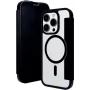 dbramante1928 Helsinki MagSafe Folio dėklas iPhone 15 Pro, juoda oda su 3 kortelių skyreliais HE61CLBL1882