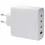 DBRAMANTE1928 Re-Charge GaN sieninis įkroviklis 140W – 4 išvesties prievadai (3x USB-C, 1x USB-A) – baltas