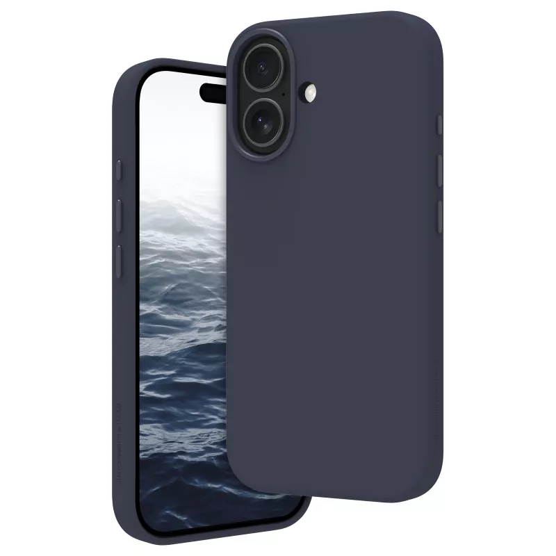 dbramante1928 Roskilde ICON Back Cover for Mobile Phone with MagSafe Compatibility - Deep Water - for Apple iPhone 17