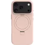 dbramante1928 Roskilde Kick Back Cover for Mobile Phone - MagSafe Compatibility - ICON - Rose Sand - for Apple iPhone 17 Pro