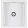DEANTE 1-Bowl Ceramic Sink White 450mm Top-Mount